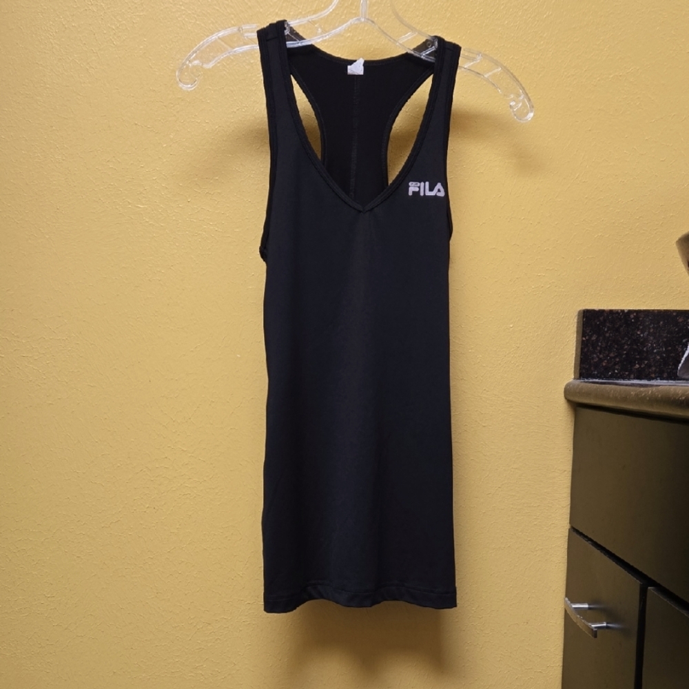 Fila Women's Black Racerback Tank Top